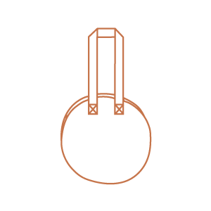 Bolsas circulares con fondo