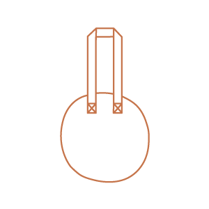 Bolsas circulares planas